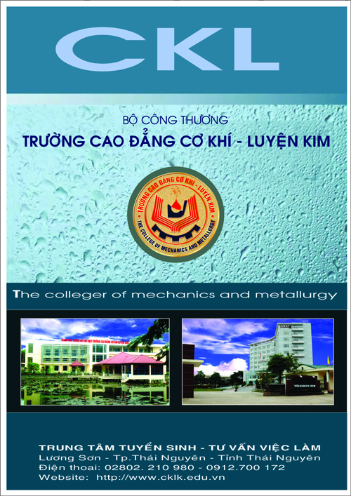 Thông tin tuyển sinh trường CĐCKLK Thái Nguyên